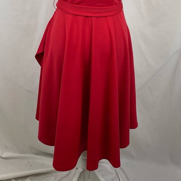 Grace Karin Red One Shoulder Feminine Date Party Event Dress NWT Size S - Picture 7 of 13